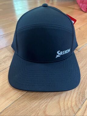 SRIXON Men's Black Golf Cap with White Logo
